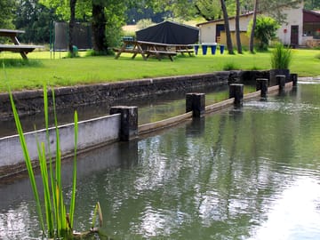 A natural pool for swimming and fishing