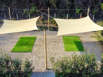 Canopies over the pitches