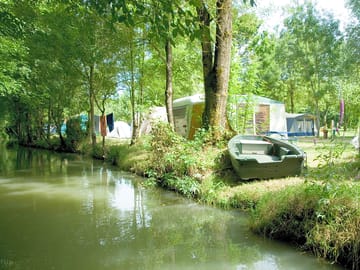 The river running by the site