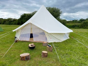 Bell tent exterior