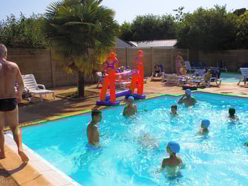 Heated outdoor pool