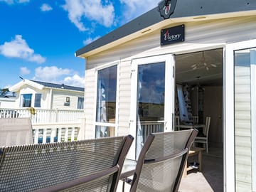 Platinum range with decking