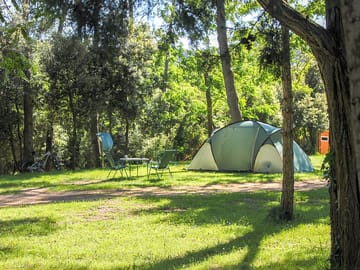 Shaded grass pitches