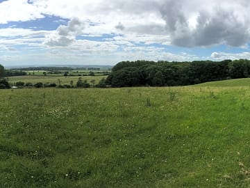 View from the bell tent