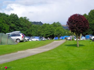 Scenic camping pitches
