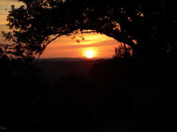 Sunset from the tent