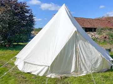 Bell tent exterior