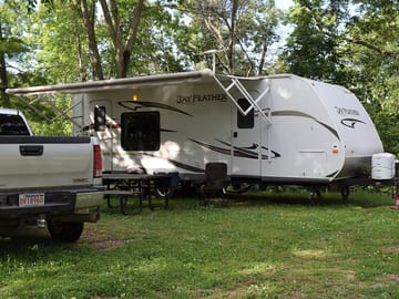 Park up in the shade of the trees