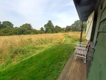 The site is set in a six-acre nature reserve