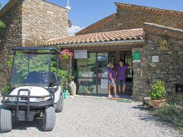 Reception building