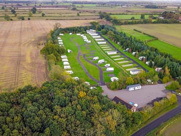 Aerial view of the site