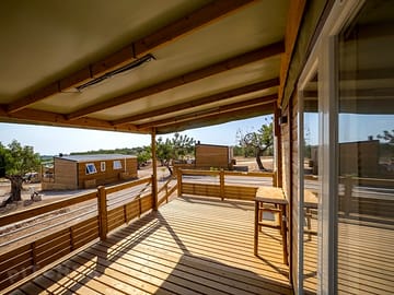 Looking out from the deck