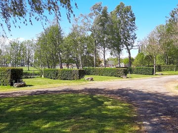 Pitches marked by hedges