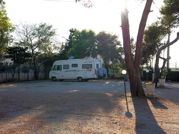 Hardstanding and grass pitches
