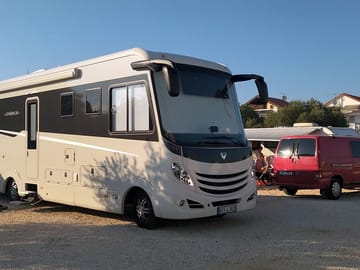 Camper on site