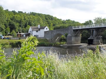 Historic bridge and tollhouse