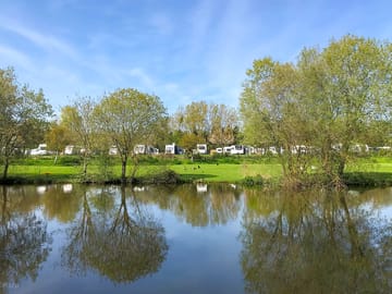 Pitches overlooking the lake