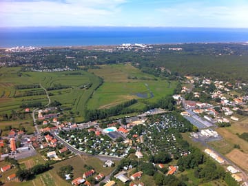 Aerial view of the site