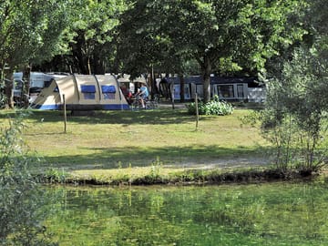Pitches surrounded by trees