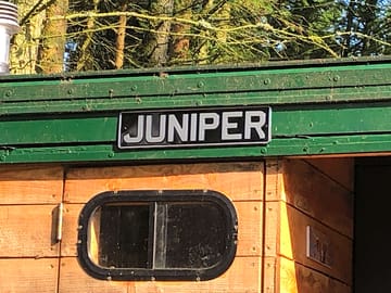 Juniper cabin in a converted lorry