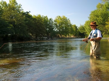 Fishing in the river