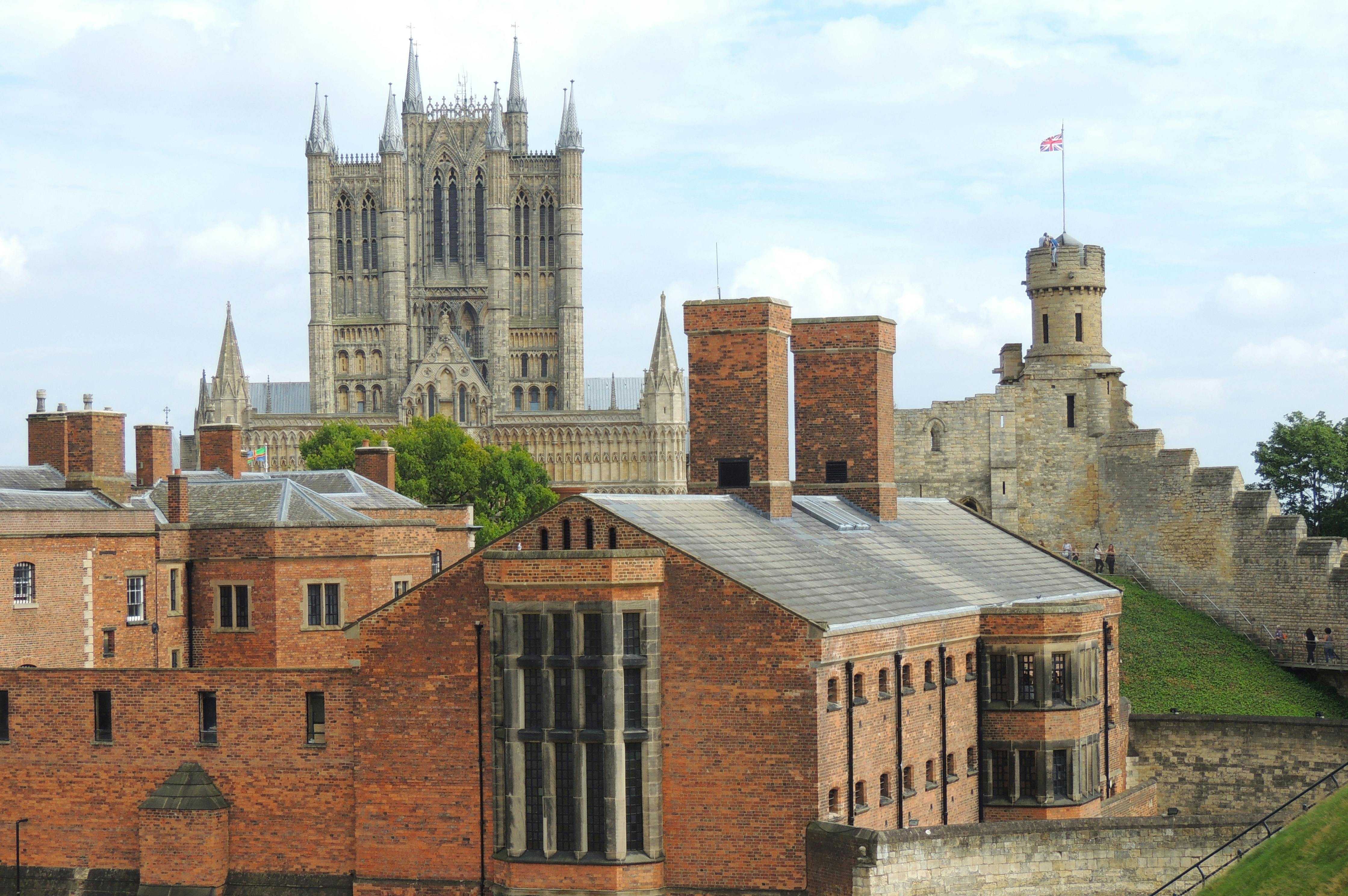 Sprawling Lincoln Castle is almost next-door to the city’s spectacular Gothic cathedral (Patrick Nizan/Pexels)