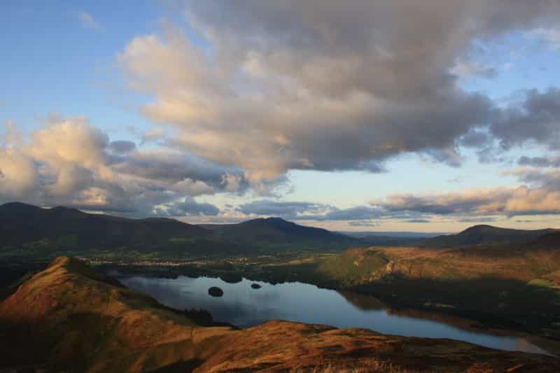 A lake view from the Cat Bells (James Maxfield / Unsplash)