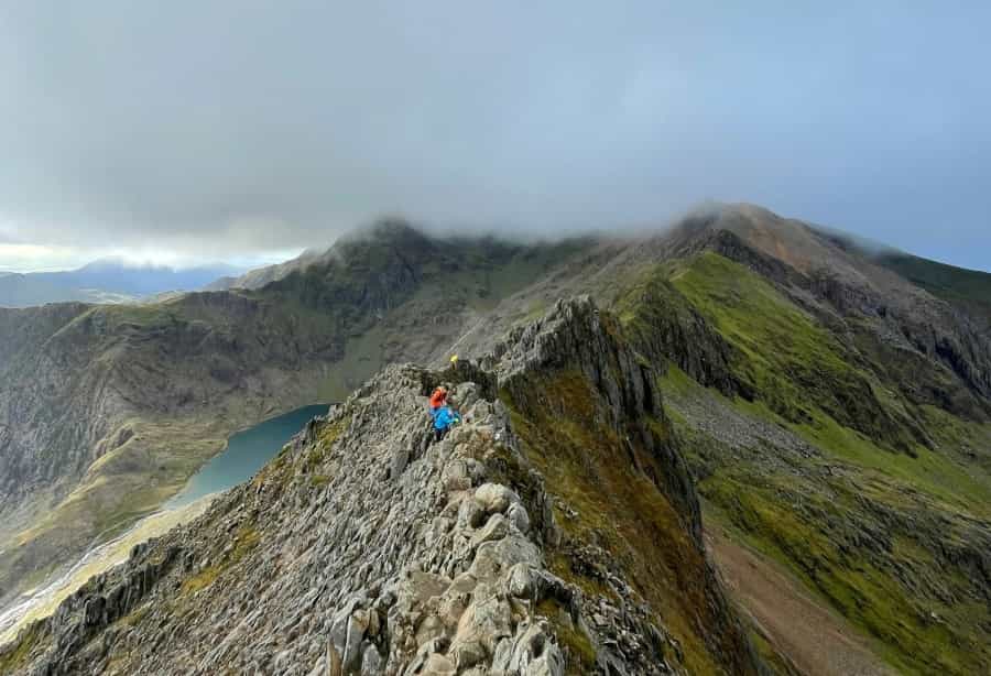 The central section of the Crib Goch ridge (Joseph Andrews/Unsplash)