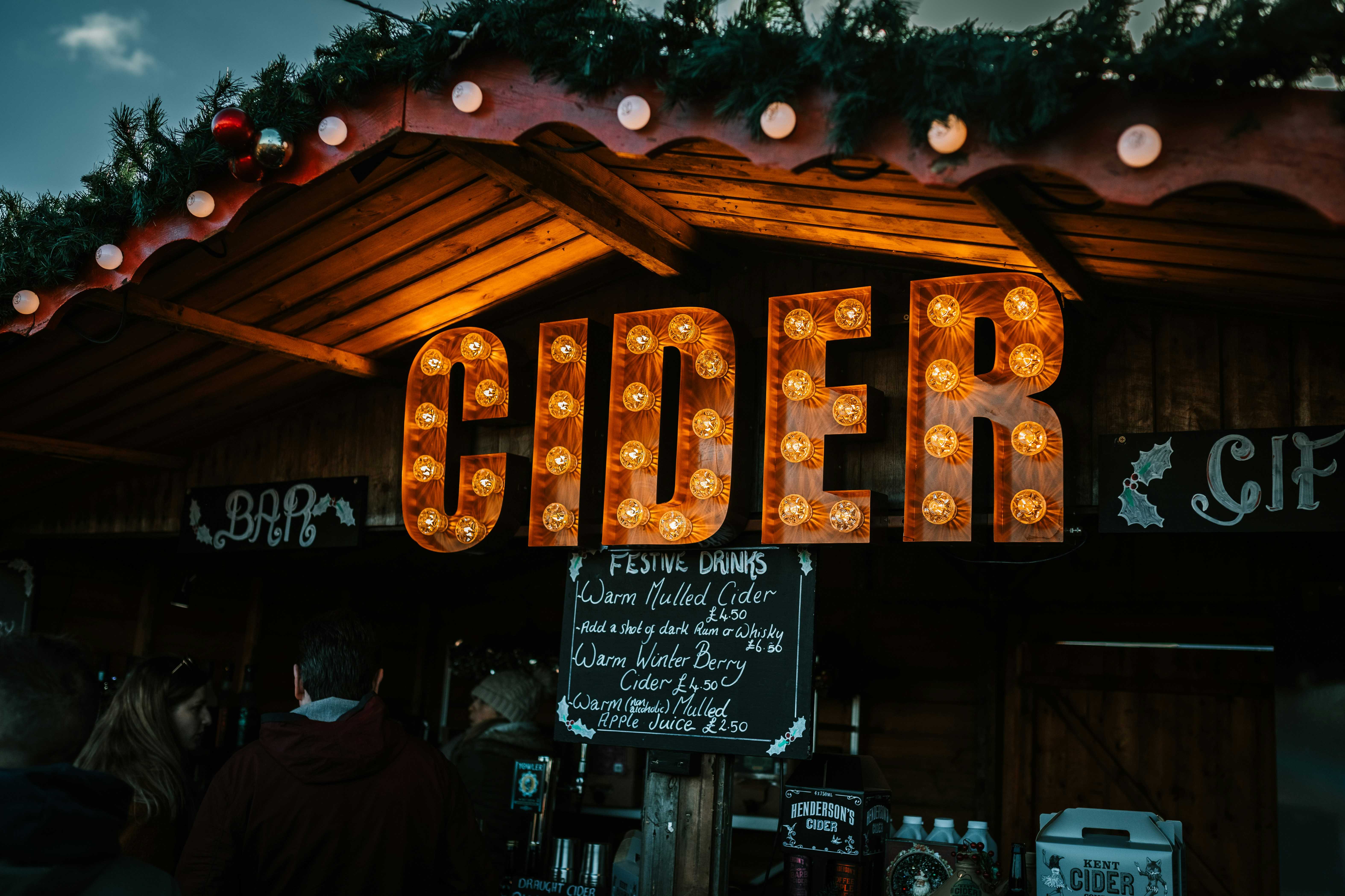 It has to be a pint of cider if you’re looking to try something local (Andy Holmes/Unsplash)