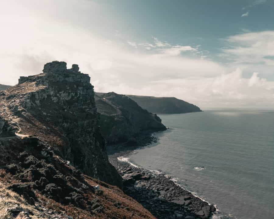 Riding along the coast around Lynton is not for the faint-hearted (Richard Brannen/Unsplash)