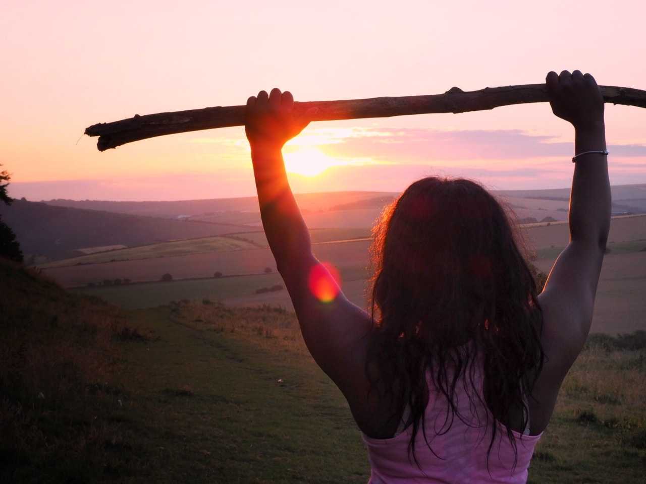 A celebratory sunset on the hills above Friston Forest (Juan Jose on Unsplash)