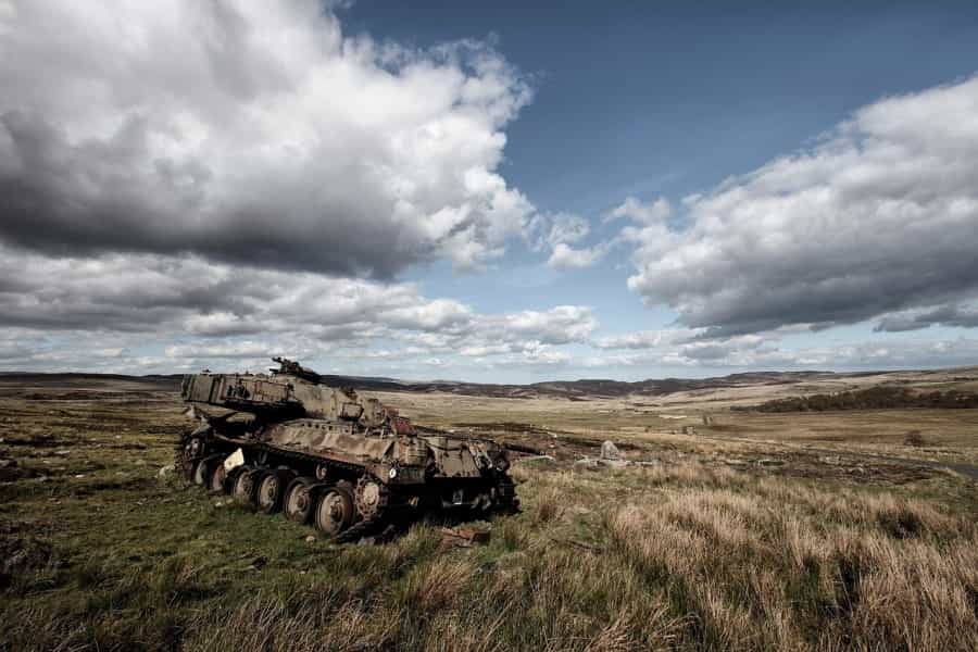 Look out for old military vehicles as you cycle around Otterburn (Pixabay)